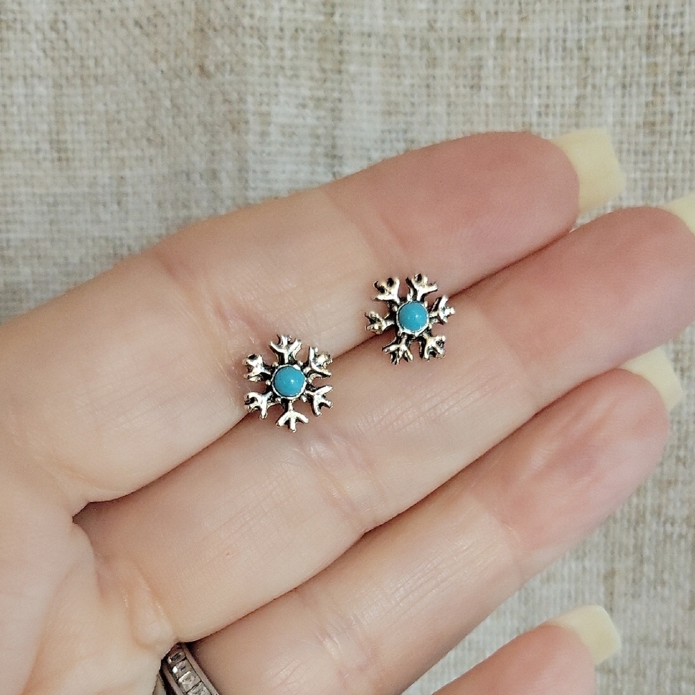 🔥LAST PAIR🔥 Southwestern Snowflake Earrings